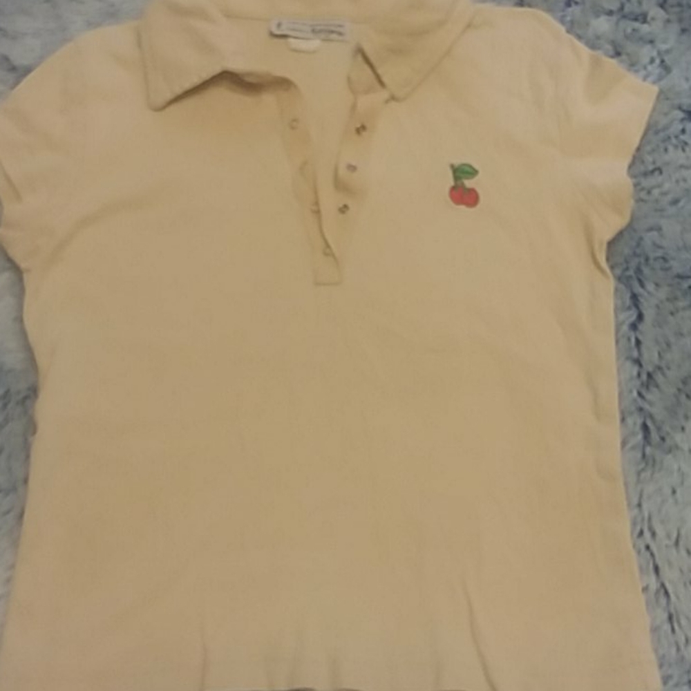 Tan women's knit top